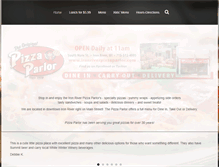 Tablet Screenshot of ironriverpizzaparlor.com